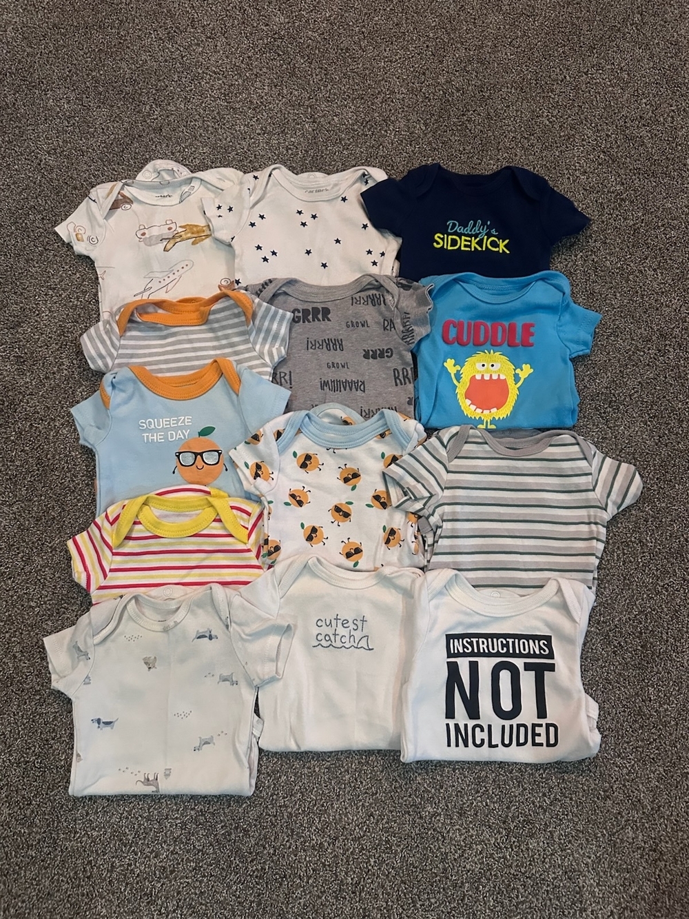Baby Bodysuit Bundle - Multi Color Mix